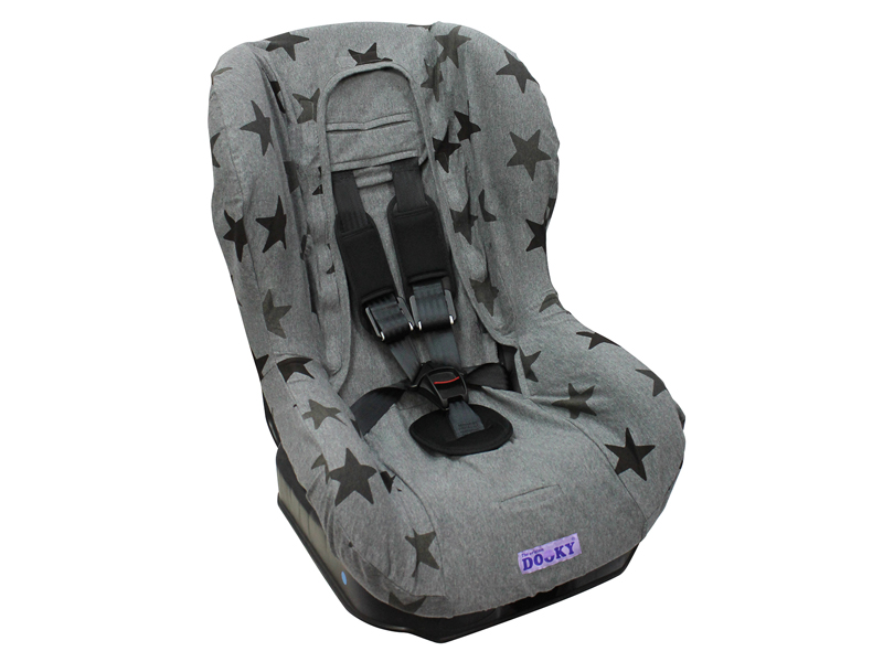 dooky Seat Cover Group 1 - Grey Stars