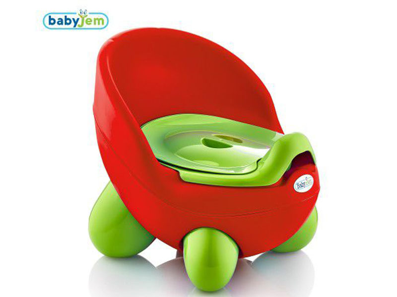 babyjem plaspotje ton rood/groen kopen | Babybinni Webshop