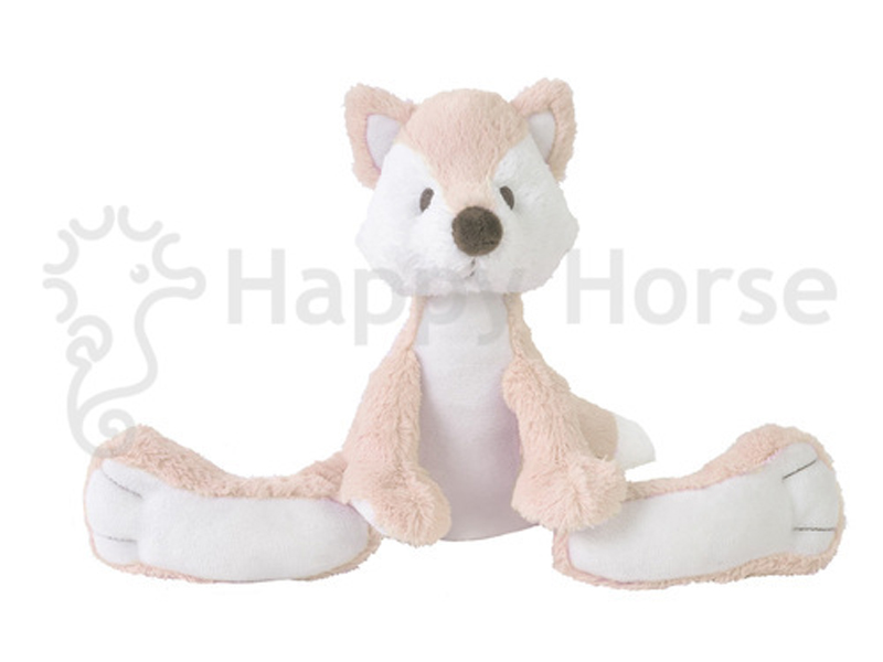 Happy horse vos knuffel nr 1. 22cm pink