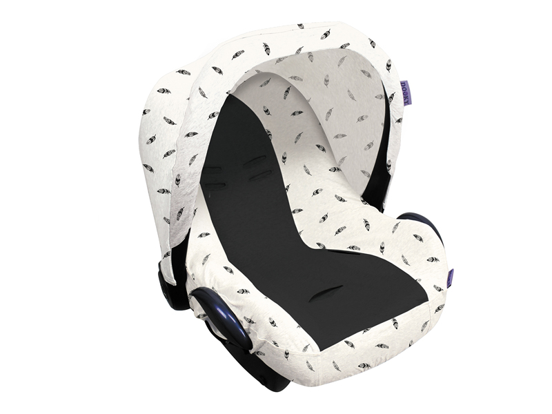 dooky design seat cover met blaadjes kopen Babybinni