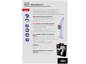 Braun Oorthermometer digitaal  thermoscan IRT-6020 tijdelijk uitverkocht
