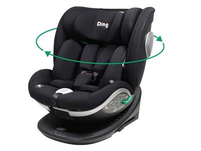 Ding DING - CAR SEAT - GR 0/1/2/3 - I-SIZE - 40-150 CM - MACE - BLACK (0-36 KG) - 360 Kopen