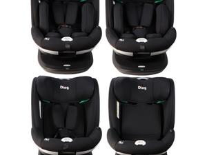 Ding DING - CAR SEAT - GR 0/1/2/3 - I-SIZE - 40-150 CM - MACE - BLACK (0-36 KG) - 360