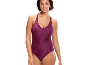 Speedo Badpak Womens Lexi printing Shaping pur (Large tot 3XL)